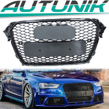 Schwarz Kühlergrill Grill Wabengrill für AUDI S4 A4 B8 B8.5 MODF 11-15 fg89