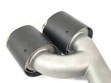NEU Matt Carbon Fiber Auspuffblende Rohre Blenden Passend für BMW 3er G20 G28 M Sport Paket 19-22 et291
