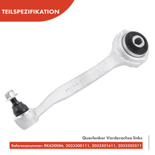 Querlenker Radaufhängung Vorne links für Mercedes W203 204 C204 CL203 CLK SLK