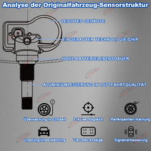 4x A0009050030 RDKS Reifendrucksensor TPMS für MERCEDES W212 C207 X204 433MHZ