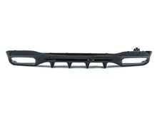C63 Optik Heckdiffusor Diffusor Auspuff Schwarz Glanz für Mercedes W206 S206 AMG Line 2022+