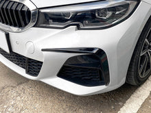 Front Spoiler Stoßstange Aero Flaps Flics Passend für BMW 3er G20 G21 M Sport Paket 19-22