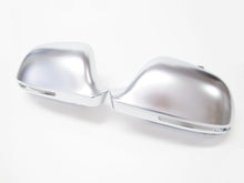 Spiegelkappen Außenspiegel Abdeckung Silber Alu Matt für AUDI S3 A3 8P S4 A4 B8 S5 A5 8T A6 C6 OHNE Side Assist mc2