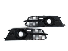 Lüftungsgitter Nebelscheinwerfer Blenden Gitter Grill Chrom für Audi A6 C7 S Line S6 2015-2018 mit ACC