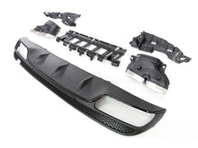 Diffusor Heckdiffusor + Auspuff Chrom für Mercedes Benz C Klasse W205 S205 C43 AMG Line di15