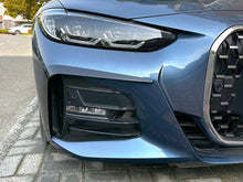 Front Stoßstange Aero Flaps Flossen Passend für BMW 4er G22 G23 M Sport Paket 21+