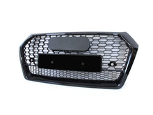 Schwarz Glanz Wabengrill Front Grill für Audi Q5 FY Kühlergrill 2017-2020 mit PDC