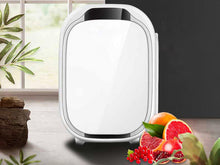 2 In 1 Mini Kühlschrank Tragbare Schrankbox AC/DC Weiß 4L für Auto Büro Zimmer Outdoor