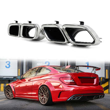 Chrom Auspuffblenden Auspuff Endrohr für Mercedes Benz C Klasse W205 C63 C63s AMG ab 2019 et260