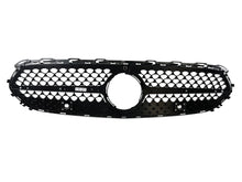 Diamant Grill Kühlergrill Frontgrill Schwarz für Mercedes C Klasse W206 S206 Avantgarde 2021+