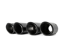 Glanz Carbon Duplex Sportauspuff Auspuffblenden Endrohre Passend für AUDI BMW Benz Universal 62-66mm et256