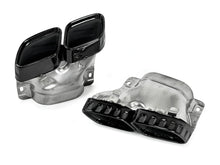 Schwarzer Diffusor + Auspuffblenden für Mercedes Benz E Klasse C207 Coupe E250 E350 AMG Line 2013-2017