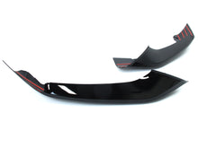Front Spoiler Splitter Ecken Ansätze Schwarz Passend für BMW 5er G30 G31 M Sport Paket 2017-2020 Vor LCI