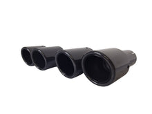 Carbon Endrohre Auspuffblende Schwarz für Audi A6 A7 C7 A4 B8 A5 Q5