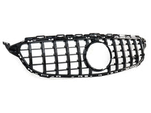 Schwarz Kühlergrill Front Grill GT Panamericana für Mercedes W205 C205 S205 A205 14-18
