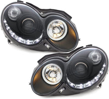 Halogen Scheinwerfer Mit E-Prüfzeichen für Mercedes Benz CLK 209 Bj 02-09 mit Led Standlicht