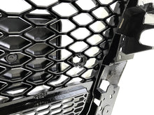 RSQ5 Optik Schwarz Glanz Kühlergrill Wabengrill Grill für AUDI Q5 8R SQ5 S Line 2013-2017