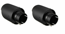 63mm Carbon Endrohre Matt Schwarz Auspuff für AUDI A3 A4 A5 A6 A7 A8 TT