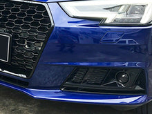 Schwarz Nebelscheinwerfer Blenden Gitter für Audi A4 B9 S-Line ohne ACC 15-19