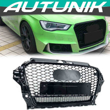 Schwarz Wabengrill Front Grill Kühlergrill für AUDI A3 8V S-Line S3 TSI TDI 2012-2016 fg121