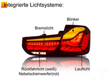 NEU LED Rückleuchten Stil DRL Rauch Rot Passend Für 2013-2018 BMW 3er F30 F35 F80 E-MARK