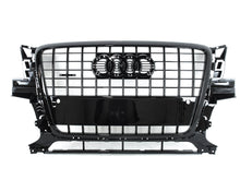 Kühlergrill Frontgrill Grill Schwarz Glanz für Audi Q5 8R 2008-2012 Vor MOPF