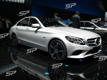Front Stoßstange Flics Aero Flossen Flaps für Mercedes Benz C Klasse W205 C205 A205 AMG Line Modf 2018+ pz12