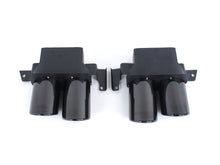 Diffusor Heckdiffusor + Auspuffblenden Schwarz für Mercedes S Klasse W223 AMG Line Bs Style 21-24