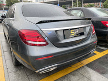 Heckspoiler Heckflügel E63 Optik Spoiler Schwarz Glanz für Mercedes W213 Spoiler Limo 16-19 sp5