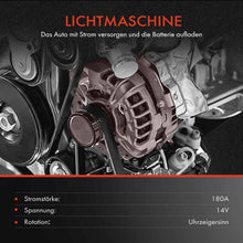 Lichtmaschine Generator 180A für VW Transporter V 7E Touareg 7L Multivan V 2.5L