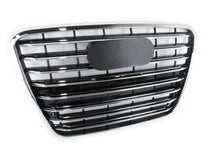 Frontgrill Kühlergrill Grill S8 Stil Chrom für AUDI A8 4H S8 S Line 2009-2018