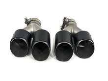Matt Carbon Duplex Sportauspuff Auspuffblenden Endrohre Passend für AUDI BMW Benz Universal 58-62mm et255