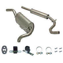 Auspuffanlage Für VW Lupo 1.0 1.4 6X1 6E1 1997-2004 Mittelschalldämpfer Endschalldämpfer