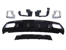 Heckdiffusor + Chrom Auspuffblenden für Mercedes A Klasse W176 A45 AMG Line 2015-2018