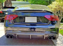 Unlackiert Diffusor Heckdiffusor für Audi A5 S5 8T S-Line Heckansatz Coupe Cabrio Sportback 12-16