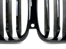 Schwarz Einsteg Frontgrill Kühlergrill Grill Nieren Passend für BMW X5 G05 LCI ab 2024 fg332