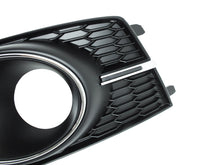 Lüftungsgitter Nebelscheinwerfer Blenden Gitter Grill Chrom für Audi A6 C7 S Line S6 2015-2018 mit ACC
