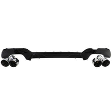 Schwarz Heckdiffusor Diffusor Doppelrohr Chrom Passend für BMW G20 G21 318 320 19-22