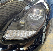 Scheinwerfer für Porsche Boxster 986 96-04 Schwarz Led-Blinker Led-Standlicht