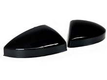 L+R Schwarz Spiegelabdeckkappen Außenspiegel für Audi TT FV 8S TTS TTRS R8 2014+ Ohne SideAssist