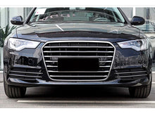 Lüftungsgitter Nebelscheinwerfer Blenden Gitter Schwarz für Audi A6 C7 2011-2014 VFL