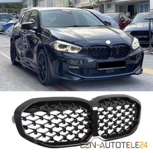 Kühlergrill Frontgrill Nieren Grill Passend Für BMW 1er F40 Glänzend Schwarz