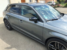Schwarze Spiegelkappen Außenspiegel für AUDI A3 8V S3 RS3 TSI TDI Mit SideAssist
