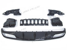 Diffusor Heckdiffusor Auspuffblenden Schwarz für Mercedes C-Klasse C205 Coupe A205 Cabrio C43 AMG Line di7