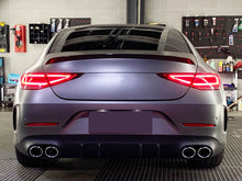 Schwarz Glanz Heckspoiler Heckflügel für Mercedes CLS Spoiler C257 Limo seit 2018 sp94