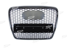 RS6 Optik Schwarz Wabengrill Kühlergrill Front Grill für AUDI A6 4F C6 S6 ohne PDC 04-11 fg221