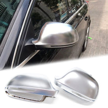 Spiegelkappen Außenspiegel Abdeckung Silber Alu Matt für AUDI S3 A3 8P S4 A4 B8 S5 A5 8T A6 C6 OHNE Side Assist mc2