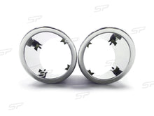 Chrom Auspuffblenden Endrohre Blenden Passend Für 65mm Rundes Rohr AUDI A3 8P 8V A1 8X TT BMW 4er F32 F33 F36 5er F10 F11 Universal