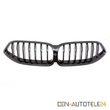 Schwarz Glanz Kühlergrill Einzelsteg Nieren Grill Passend für BMW 8er G15 G16 G14