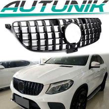 Kühlergrill Panamericana Grill Schwarz für Mercedes Benz GLE Coupe C292 2015-2019